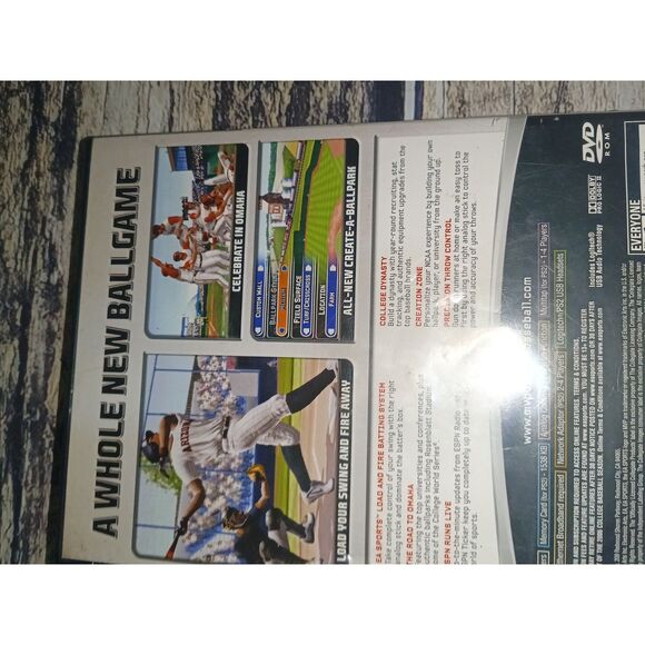 MVP 06 NCAA Baseball PS2 Disc Game Complete 2006 College Sports - Picture 3 of 3